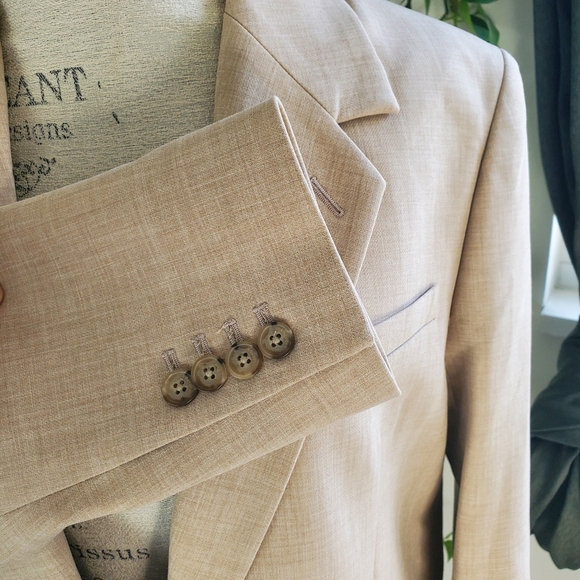 BABATON | Aritzia Heather Oat Beige Agency Blazer (Size M) - Picture 6 of 13